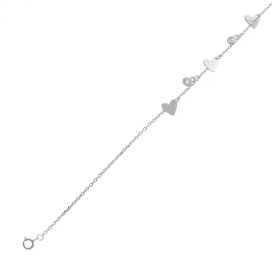 браслет 925, плетение фантазийное, длина 22 см