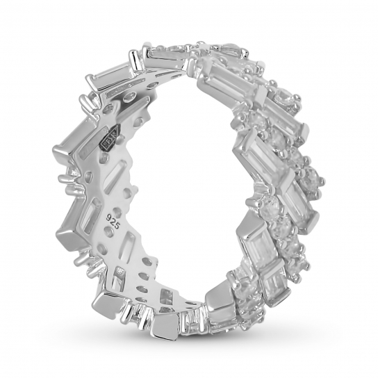 Серебряное кольцо 925, женское, размер 18