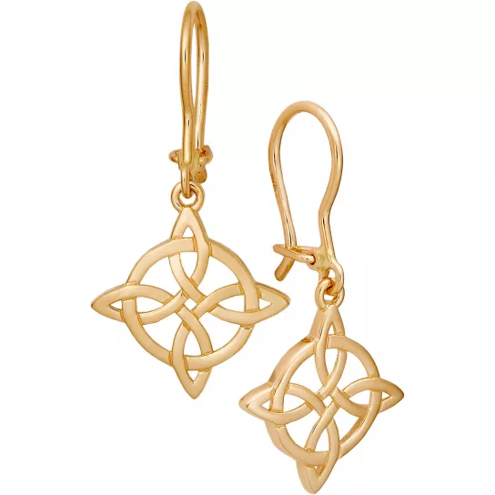 Золотые серьги 585, женские