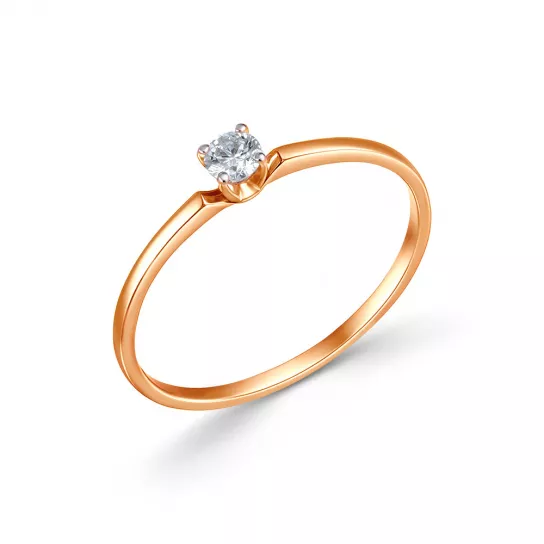 Золотое кольцо 585, размер 17