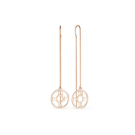 Серьги-продевки из золота