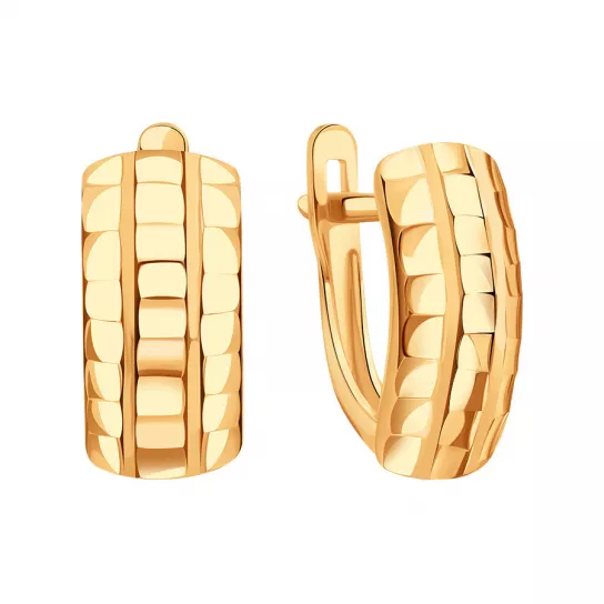 Золотые серьги 585, женские