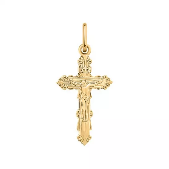 крестик 585 нательный, на шею