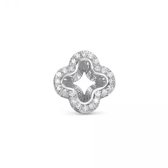 Золотая подвеска 585, женская, с бриллиантом