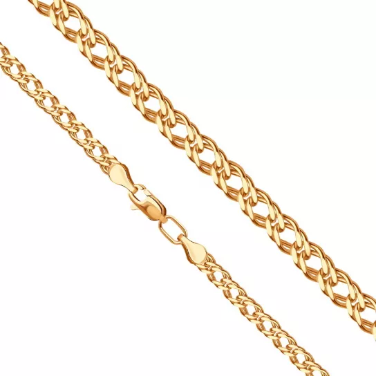 браслет 585, плетение двойной ромб, длина 20 см