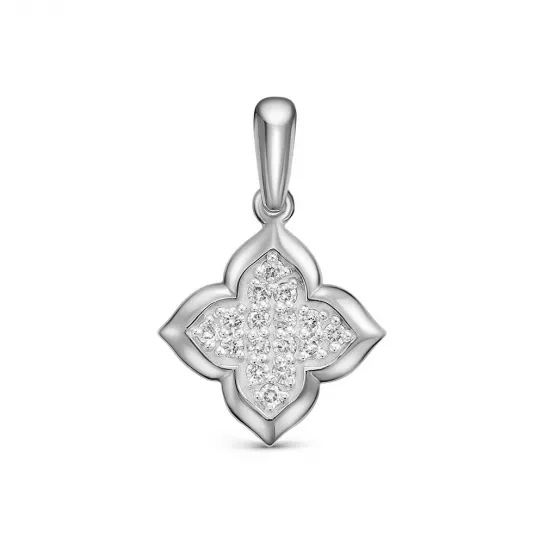 Золотая подвеска 585, с бриллиантом