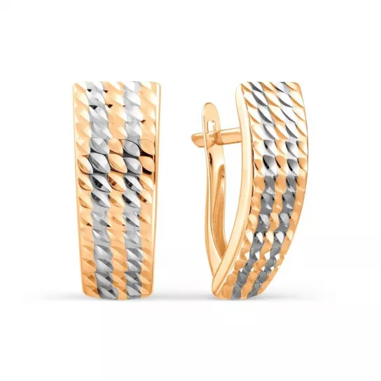 Золотые серьги 585, женские