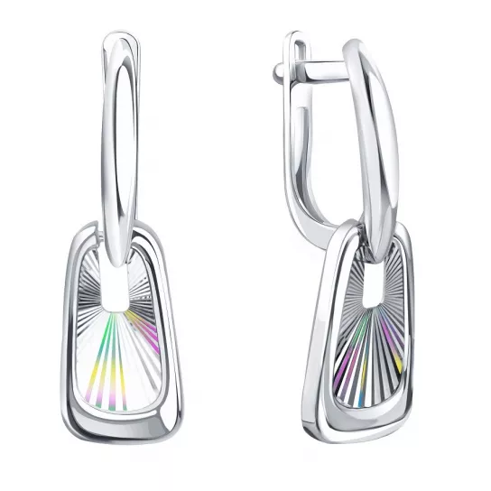 Золотые серьги 585, женские