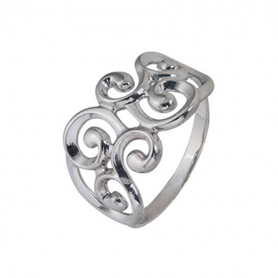 Серебряное кольцо 925, женское, размер 17.5