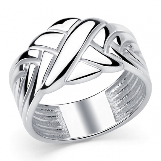 Серебряное кольцо 925, женское, размер 18