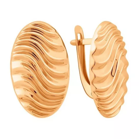 Золотые серьги 585, женские