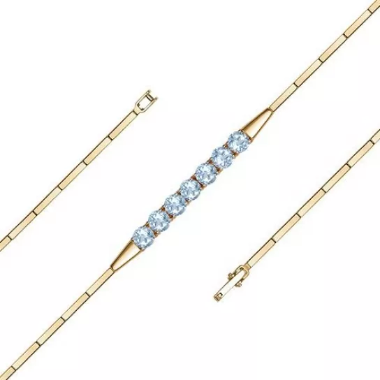 браслет 585, длина 17 см