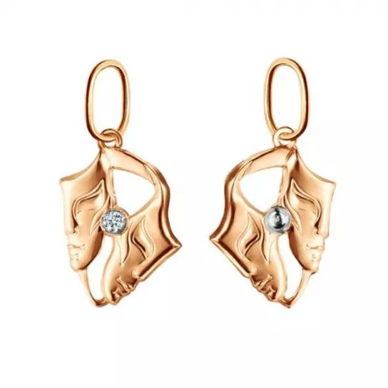 Золотая подвеска 585