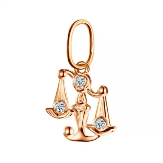 Золотая подвеска 585