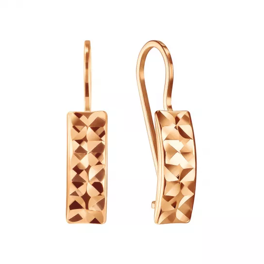 Серьги детские из золота