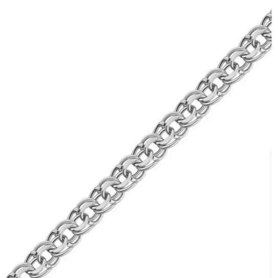 Серебряная цепочка 925 на шею, длина 65 см