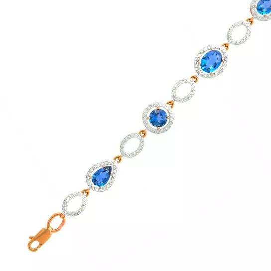 браслет 585, длина 17 см