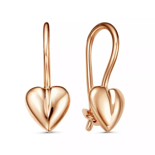 Серьги детские из золота