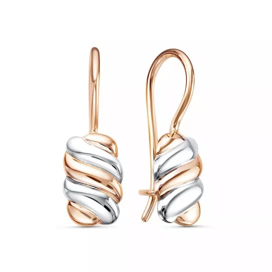 Серьги детские из золота