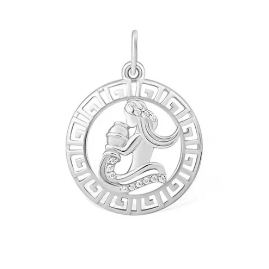 Серебряная подвеска 925, с фианитом