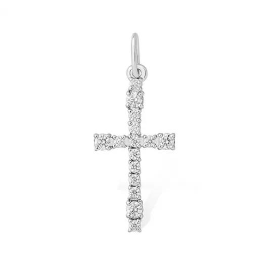 Серебряная подвеска 925, женская, с фианитом