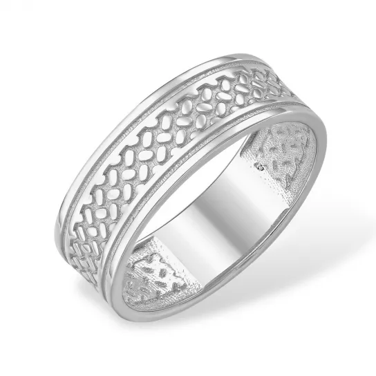 Серебряное кольцо 925, женское, с фианитом, размер 19