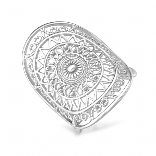 Серебряное кольцо 925, женское, размер 19