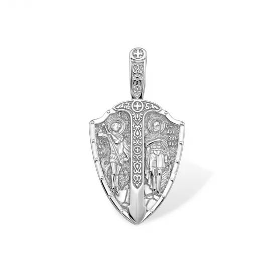 Серебряная подвеска 925, мужская