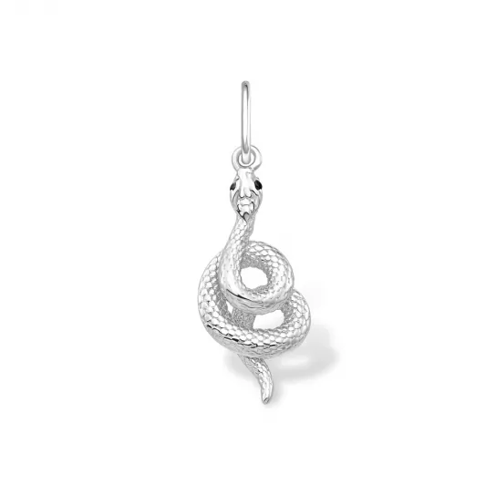 Серебряная подвеска 925, женская, с фианитом