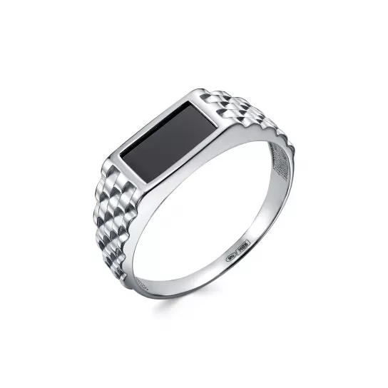 Серебряное кольцо 925, мужское, размер 18