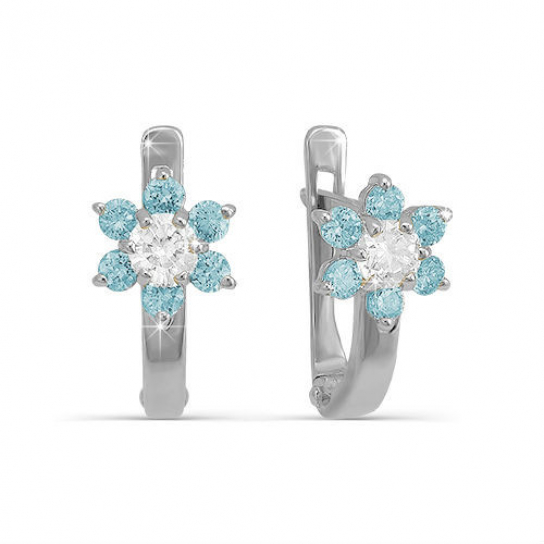 Серьги детские из серебра