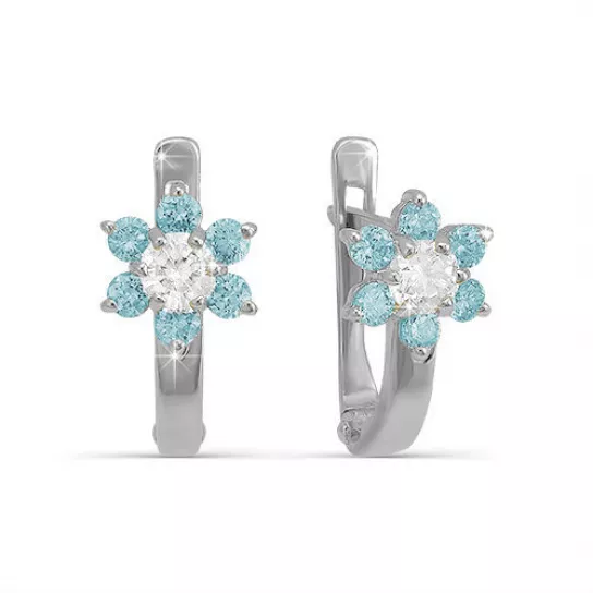 Серьги детские из серебра