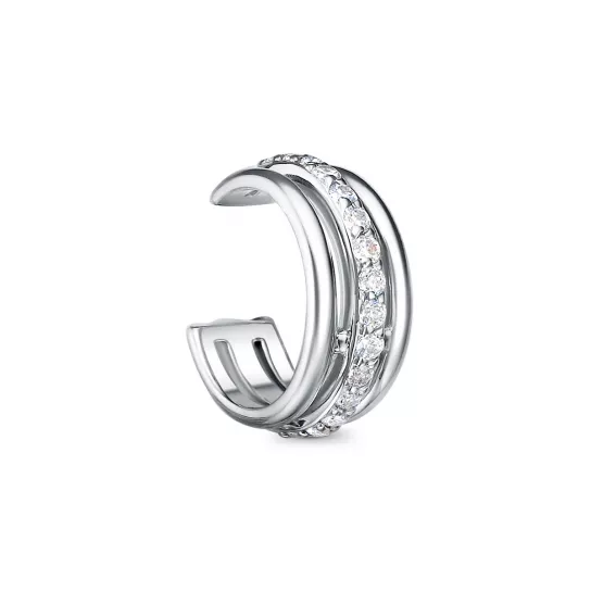 Серебряные серьги 925, женские, с фианитом