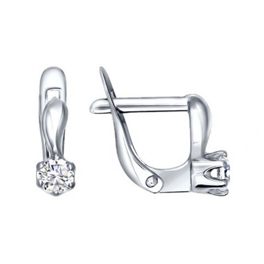 Серьги детские из серебра