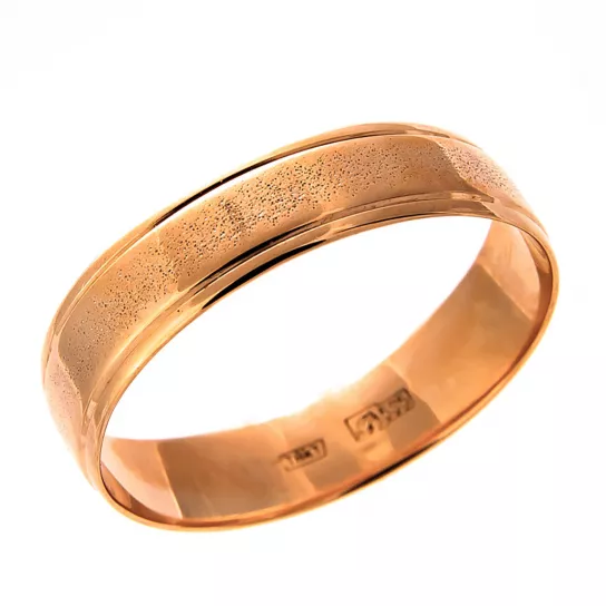 Кольцо обручальное из золота