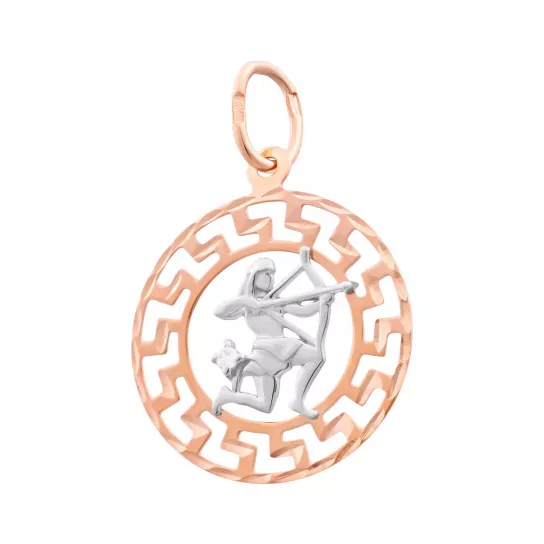 Золотая подвеска 585, женская