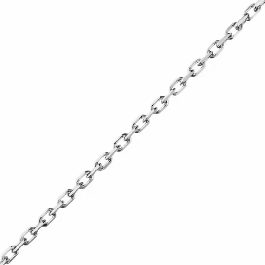 Серебряная цепочка 925 на шею, плетение якорное, длина 45 см