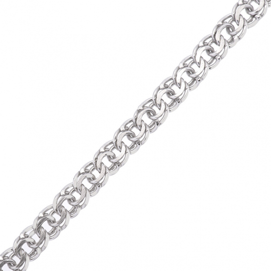 Серебряная цепочка 925 на шею, длина 60 см