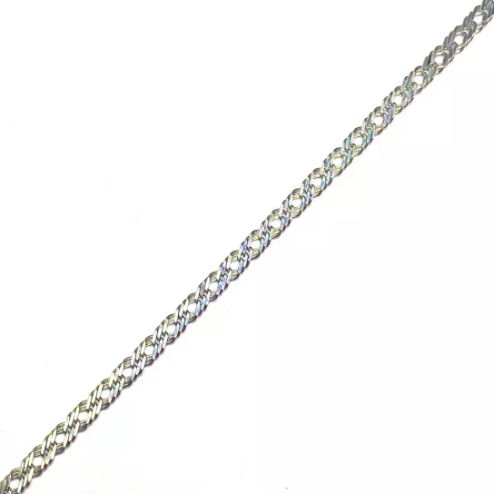 браслет 925, плетение тройной ромб, длина 20 см