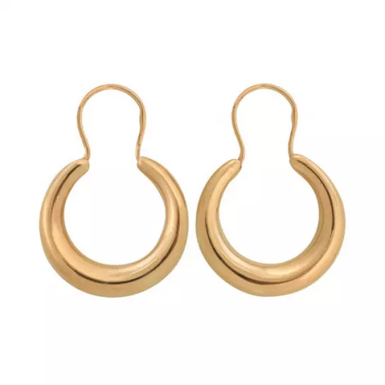 Серьги-калачи из золота