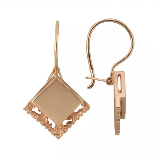 Золотые серьги 585, женские