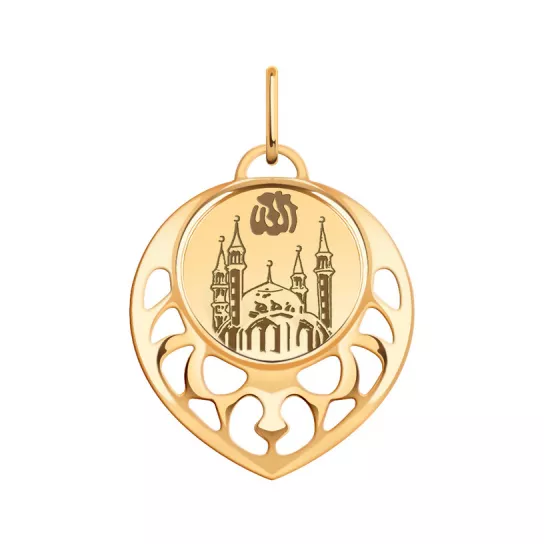 Золотая подвеска 585